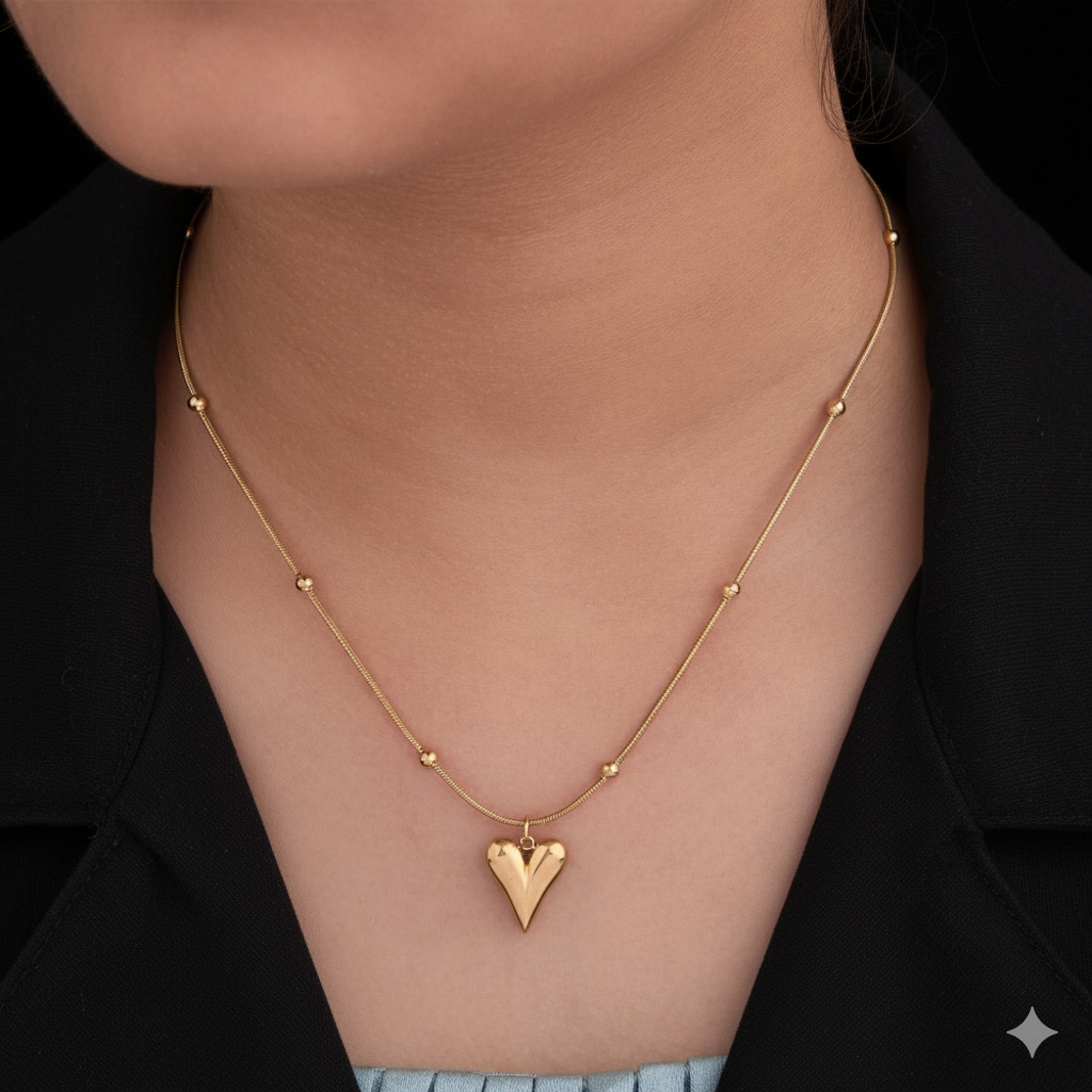 Honey Heart Necklace