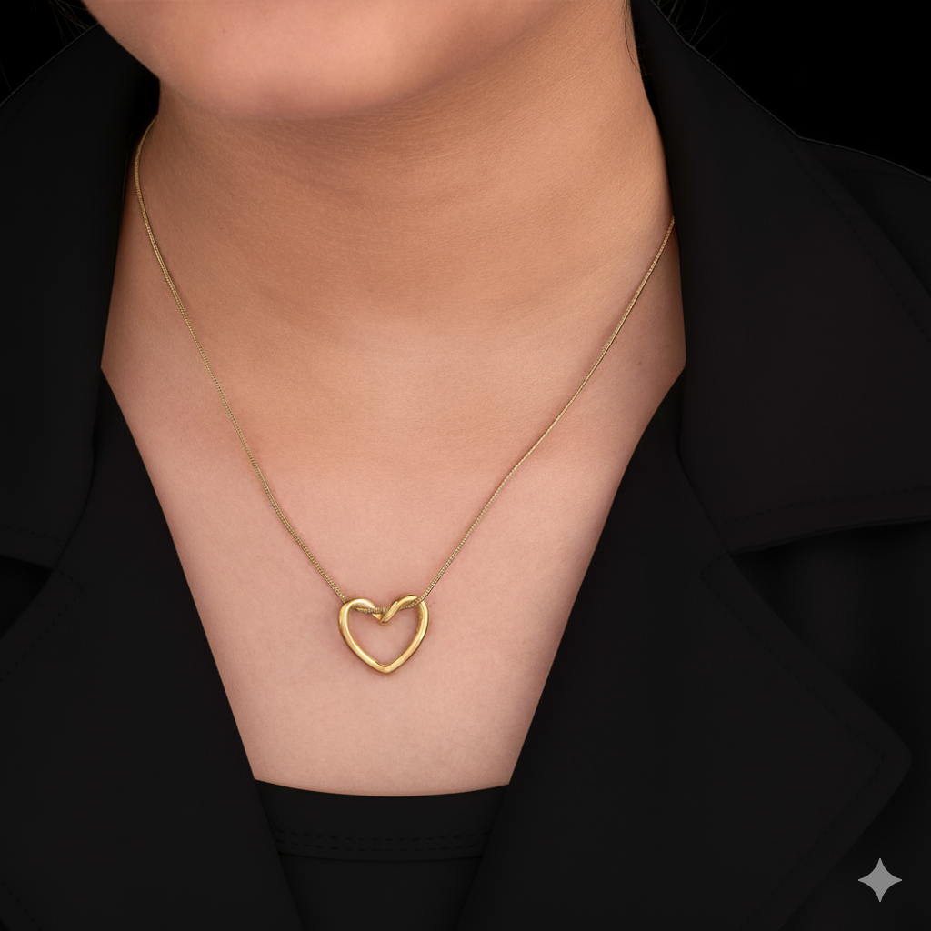 Twist Heart Necklace