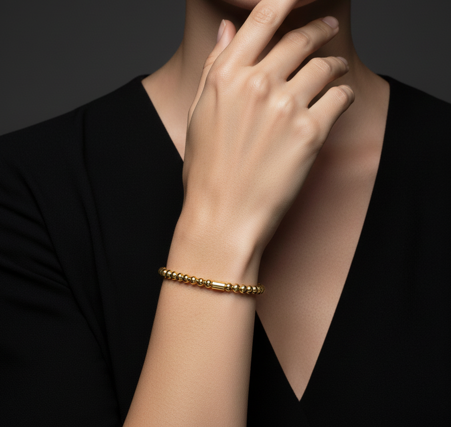 Golden Bolls Bracelet