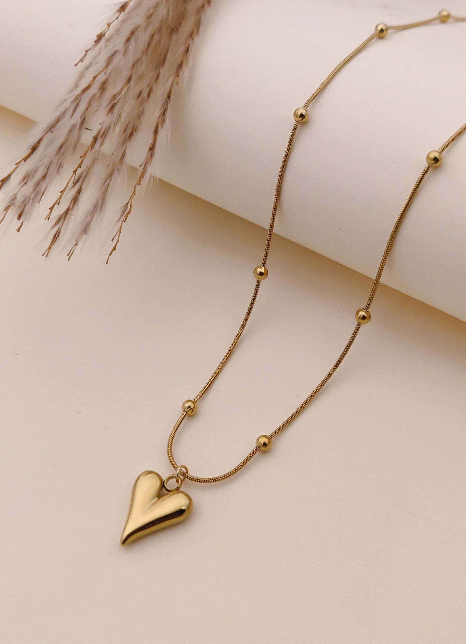 Honey Heart Necklace