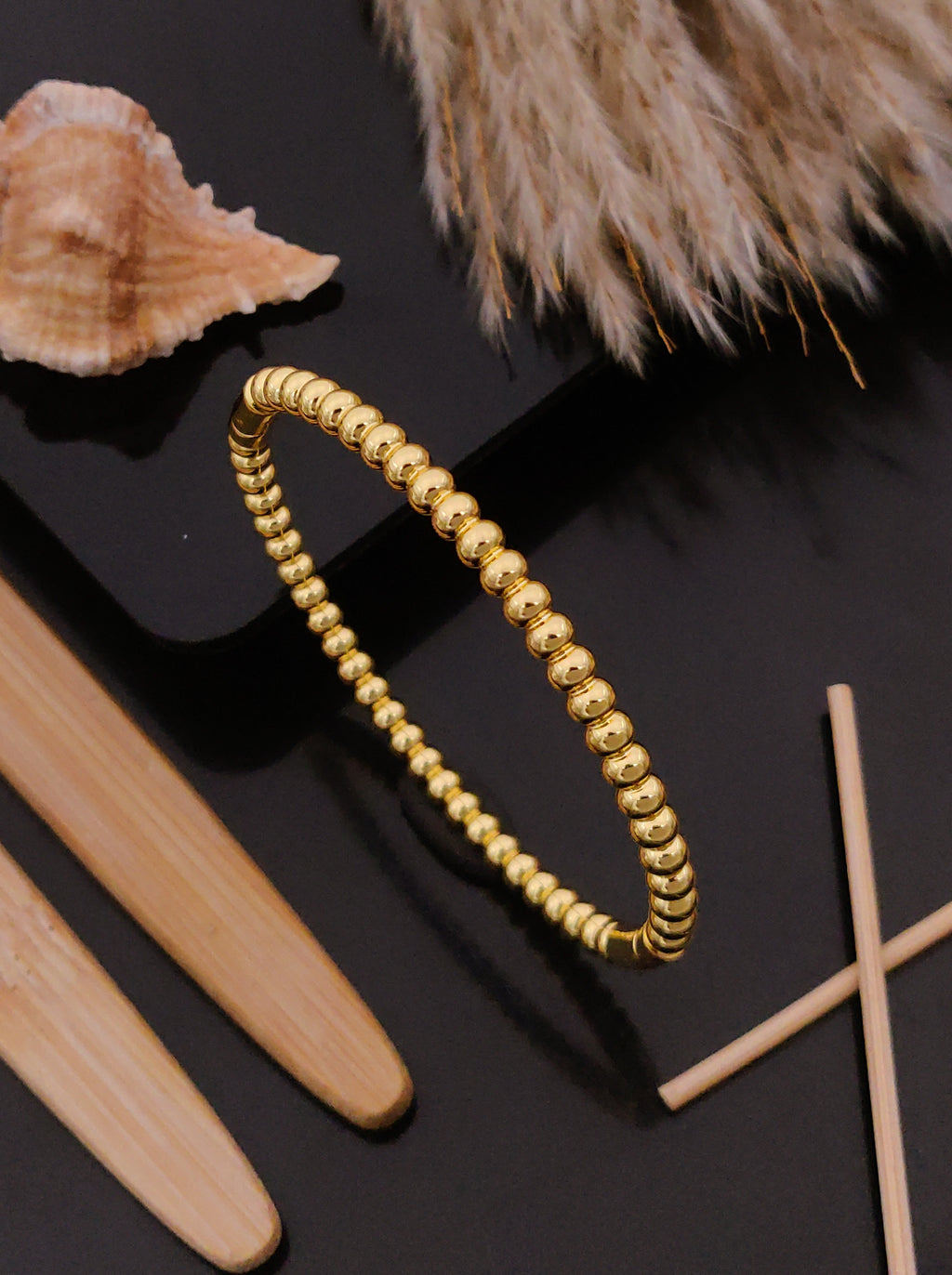 Golden Bolls Bracelet