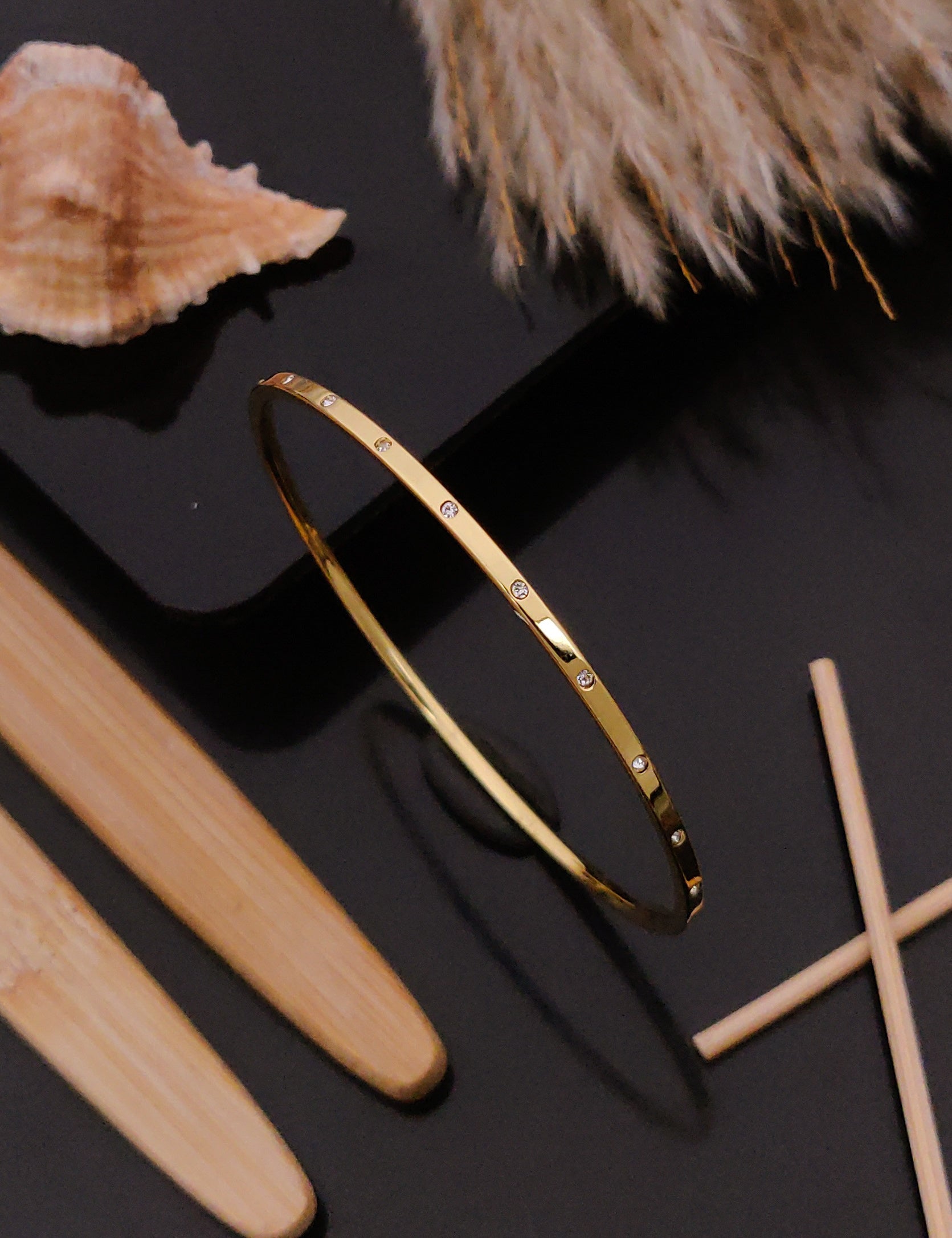 Slimy Style Gold Bracelet