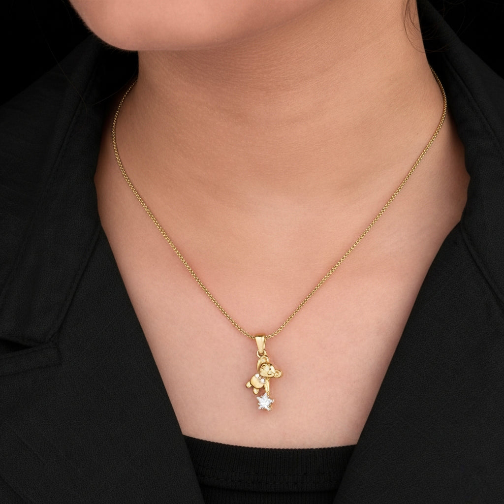 Teddy Star Necklace